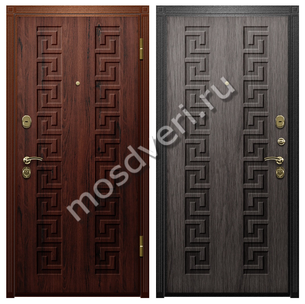 Железная утепленная дверь МДФ+винорит в квартиру - купить от производителя Мосдвери Железная утепленная дверь МДФ+винорит в квартиру