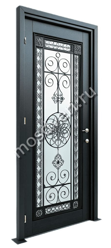 Дверь МДФ с терморазрывом и стеклом