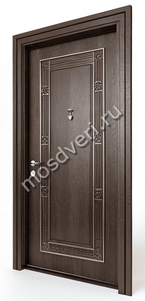 Входная дверь с терморазрывом утепленная МДФ