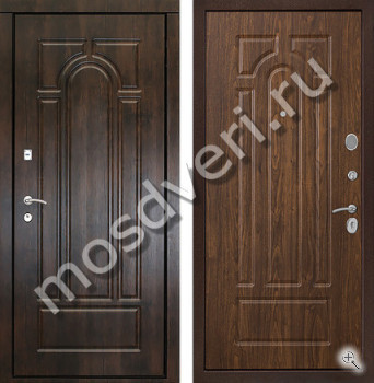 Входная дверь со скрытыми петлями под дерево - купить от производителя Мосдвери Входная дверь со скрытыми петлями под дерево