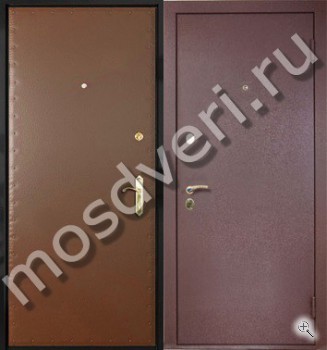 Дверь эконом класса с отделкой винилискожей и простым окрасом - купить от производителя Мосдвери Дверь эконом класса с отделкой винилискожей и простым окрасом